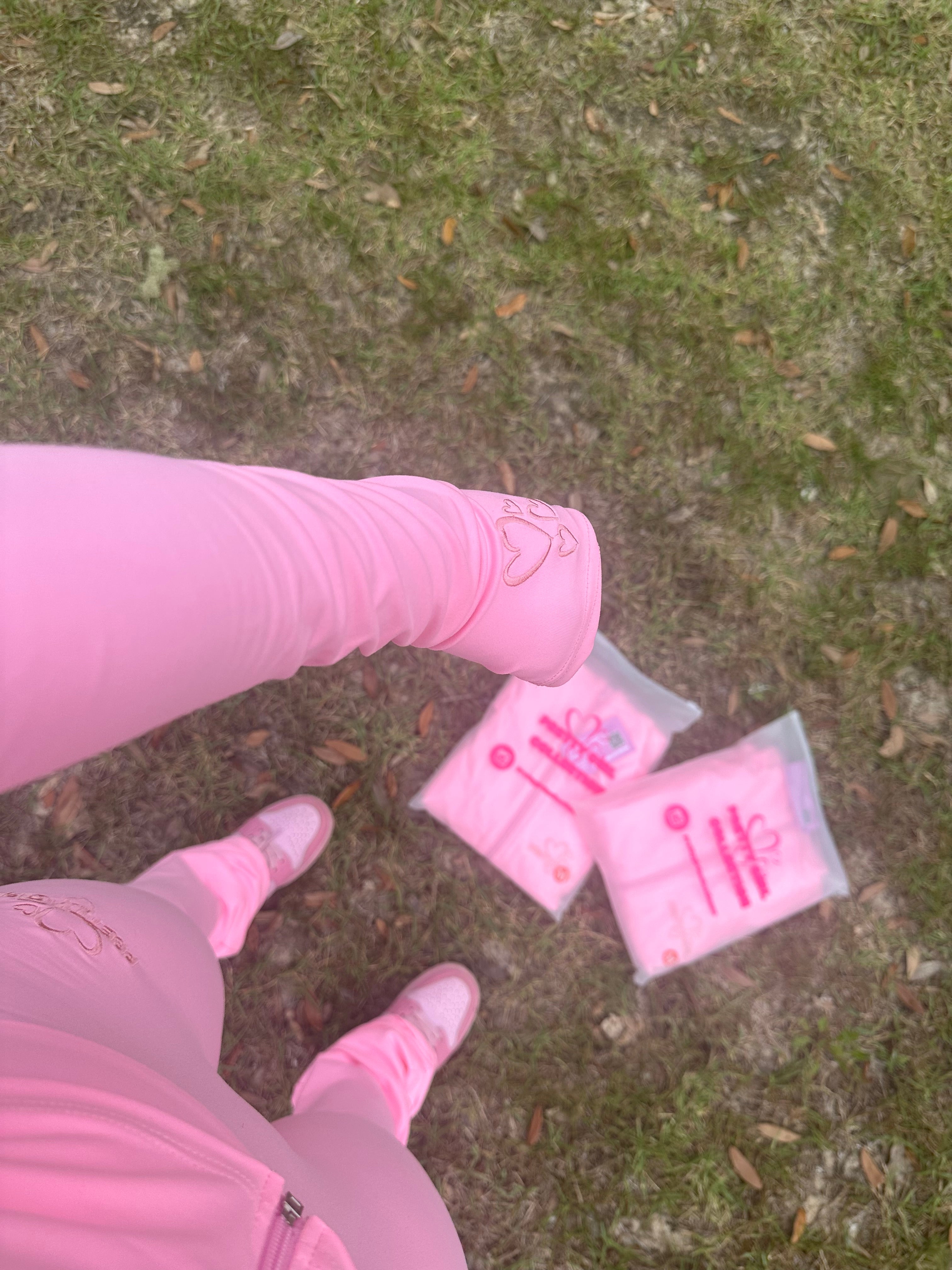 Pink Milkshake Flare Set